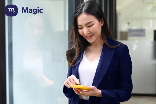 Business owner delegating tasks